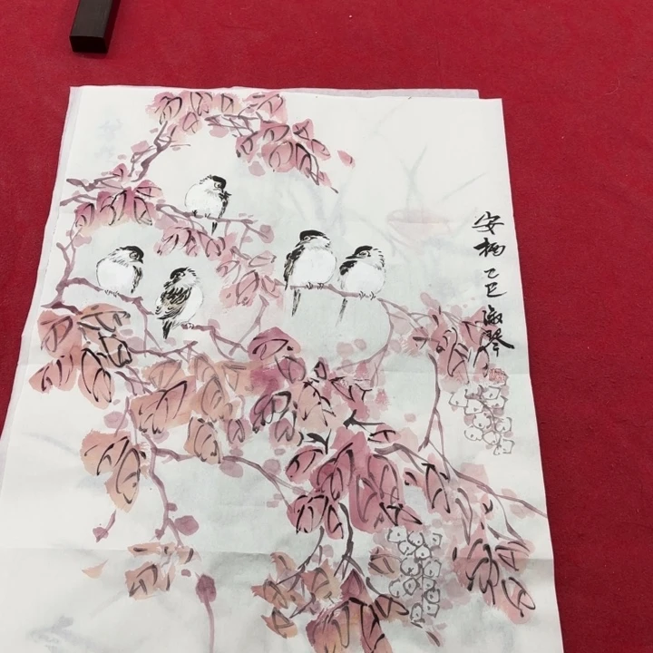 国画花鸟等多种鸟类的栖息地和