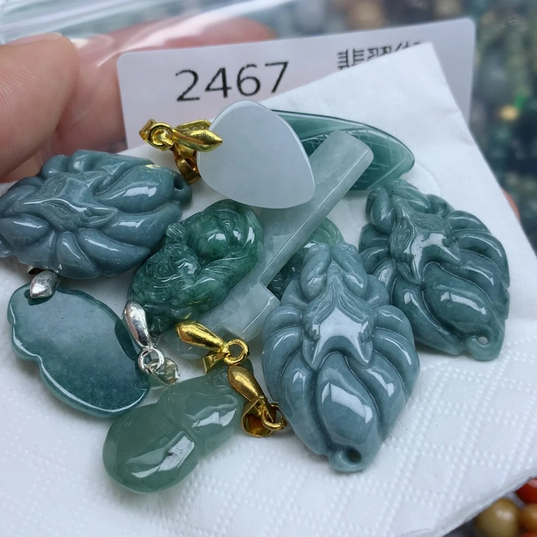 颈饰未镶嵌翡翠翡翠