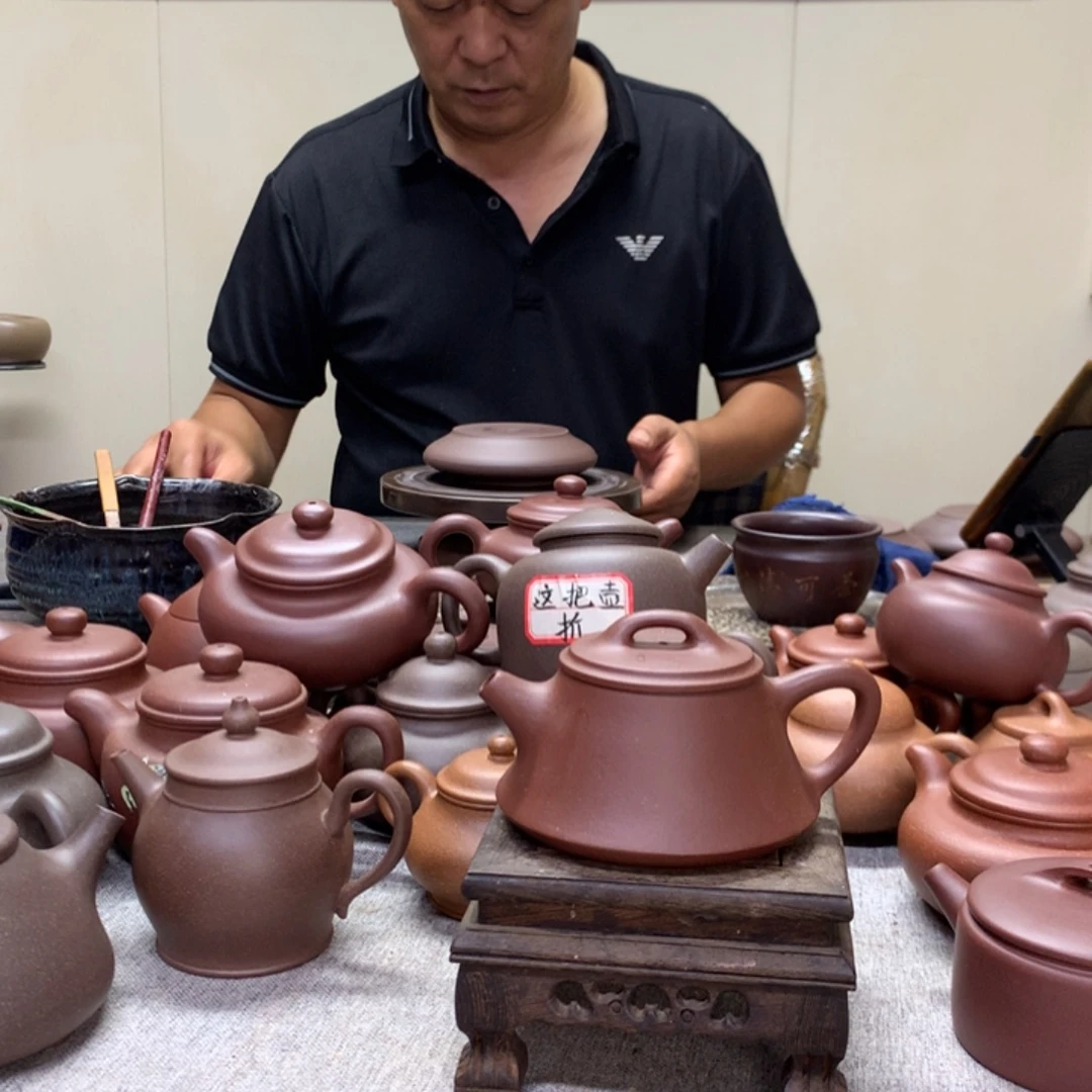 茶壶清水泥柱础180 C半手工制作