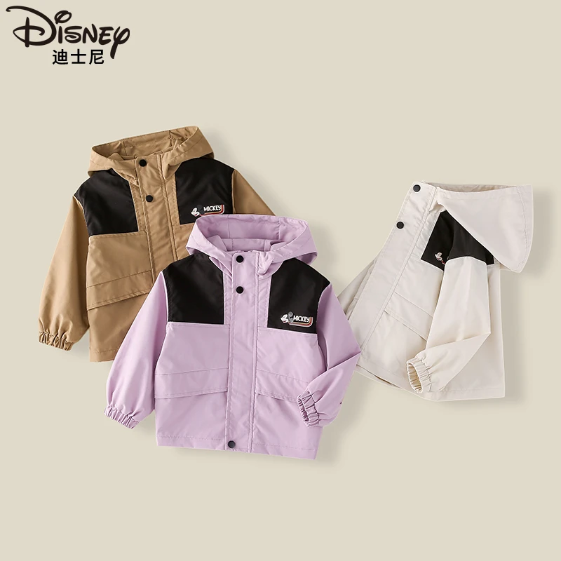 Disney/迪士尼儿童外套秋季新款夹克上衣男女童洋气衣服XOE3SW103