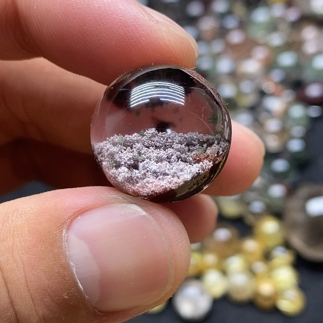 水晶未镶嵌珠宝半成品