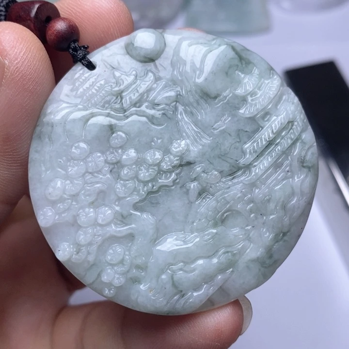 颈饰未镶嵌翡翠翡翠
