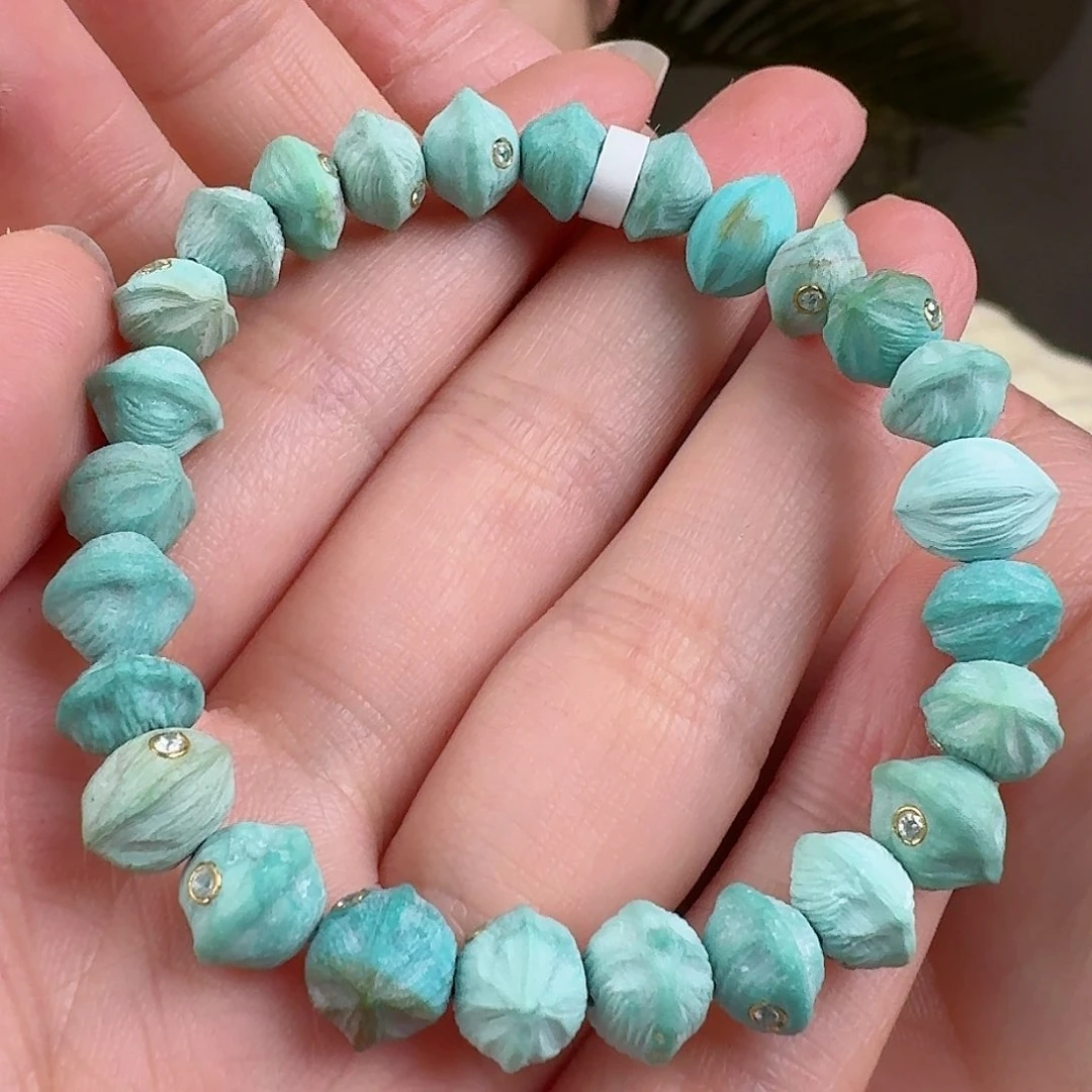 绿松石珠宝奇石未镶嵌