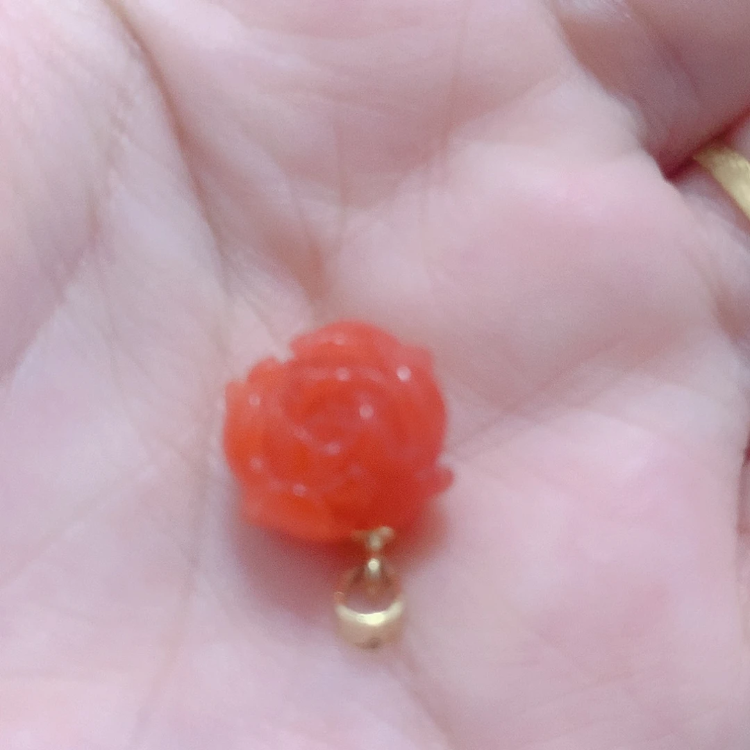 南红玛瑙银S925镶嵌吊坠(不含链)