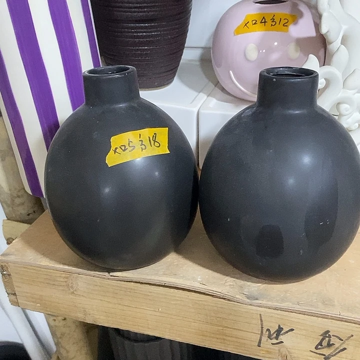 摆件水培陶盆无孔 微瑕介意勿拍