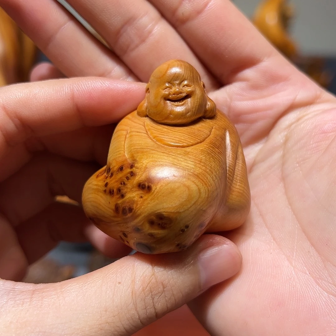 柏木崖柏木手把件摆件