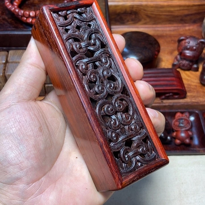 檀香紫檀（小叶紫檀）香薰盒