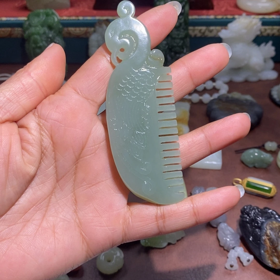 开***K和田玉未镶嵌颈饰