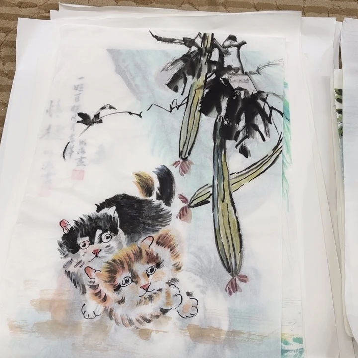 国画无款无章介意勿拍
