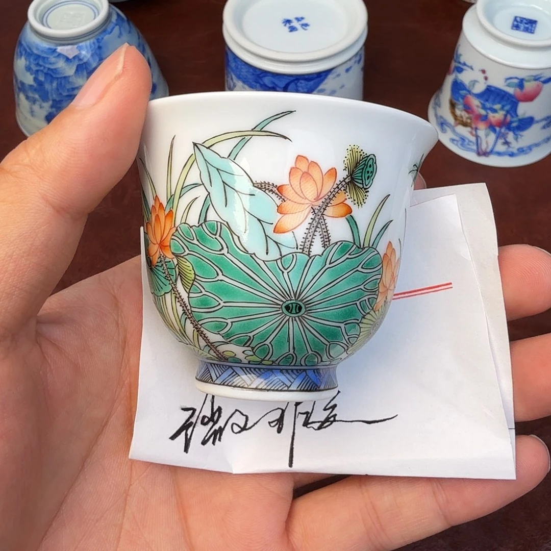 现代景德镇全手工全手绘茶具