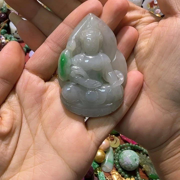 颈饰未镶嵌翡翠精美翡翠非常漂亮