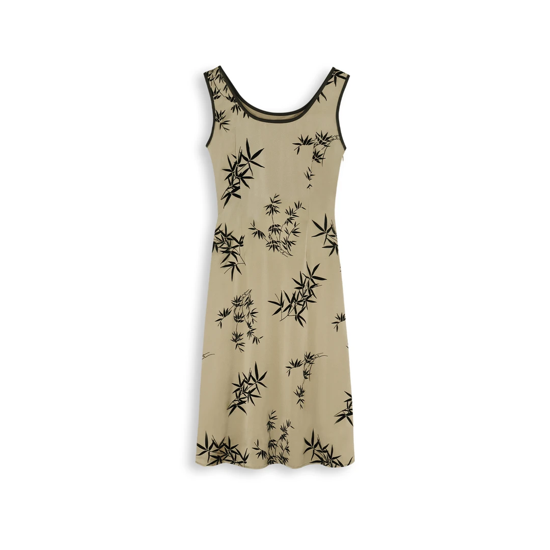 【李美丽专享】竹叶背心裙