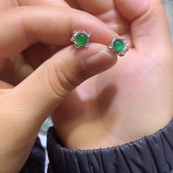 波***珠银S925镶嵌水晶珠宝半成品