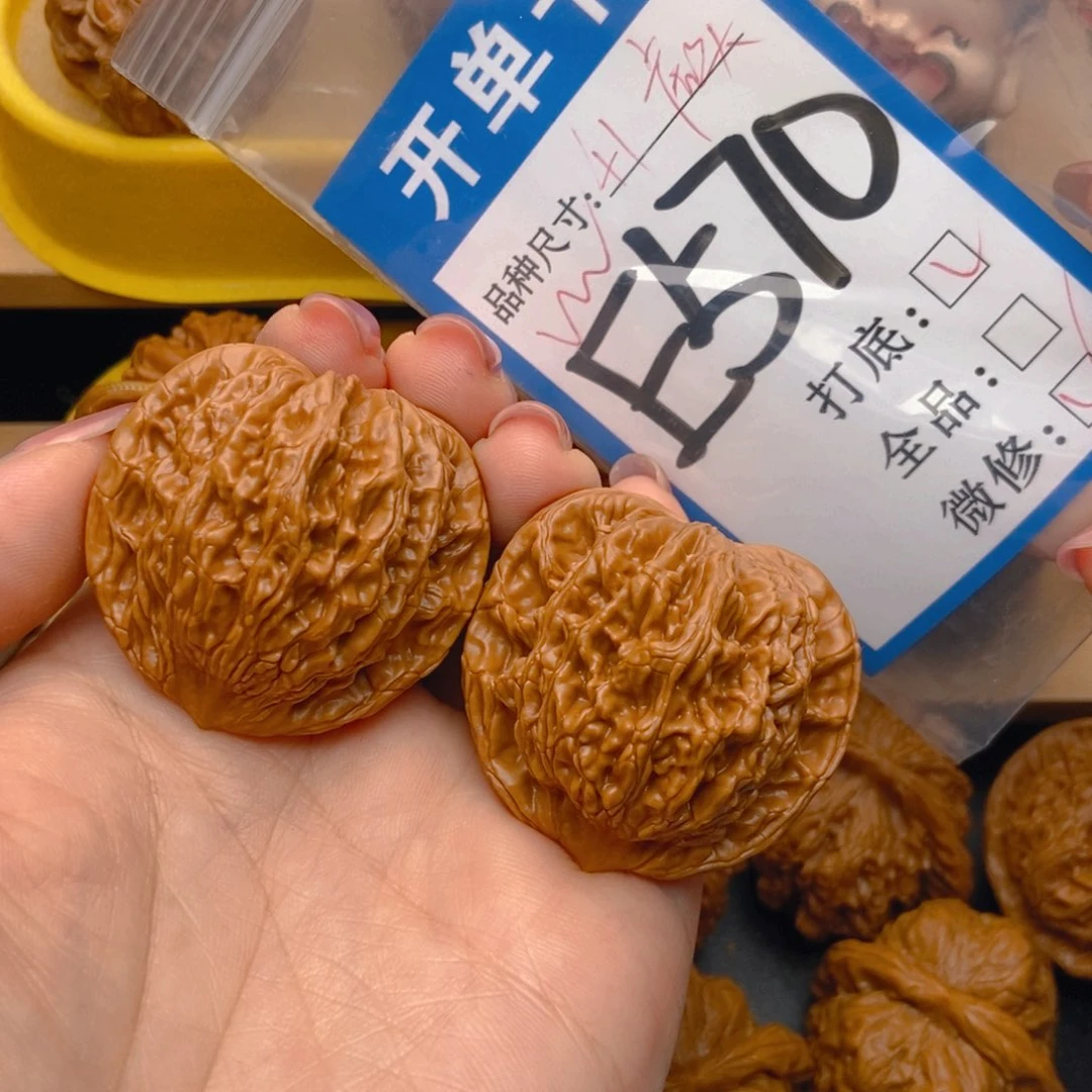 桃核吊坠核桃虎头