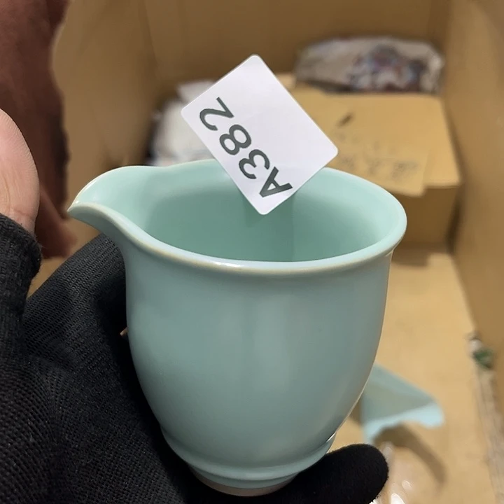 瓷片茶摆件工艺品摆件666