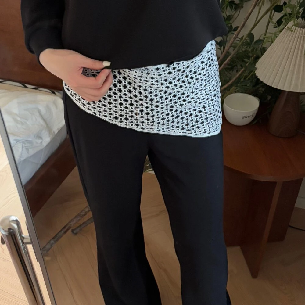 韩版碎花蕾丝花朵围巾百搭时尚气质三角巾多功能屁帘裙帘