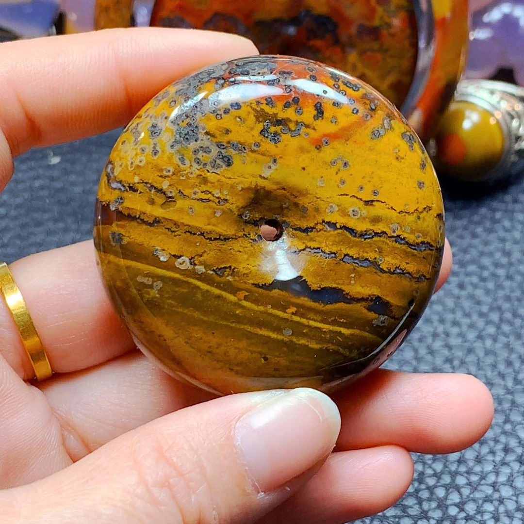 玛瑙/玉髓吊坠52未镶嵌记*