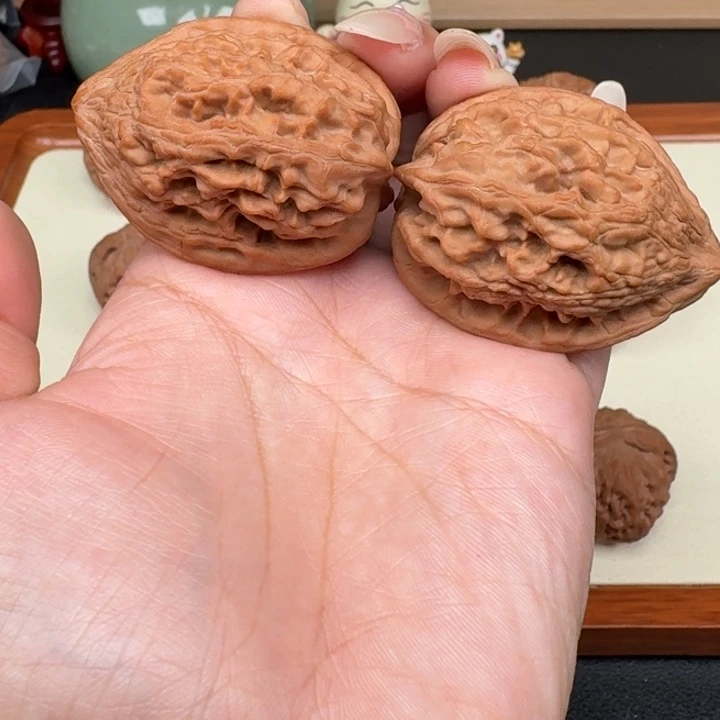 文玩核桃把件全品大古石38