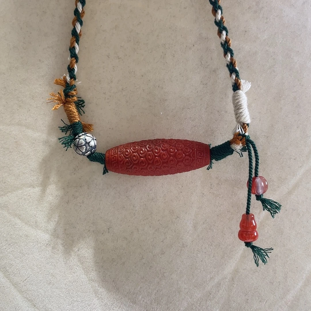 南红玛瑙未镶嵌颈饰大气款