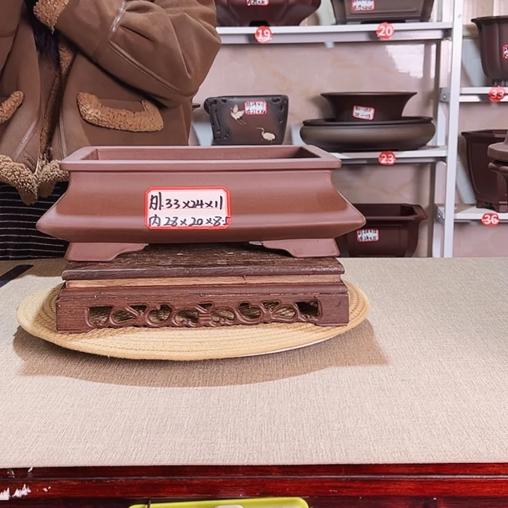 紫砂花盆紫砂花盆