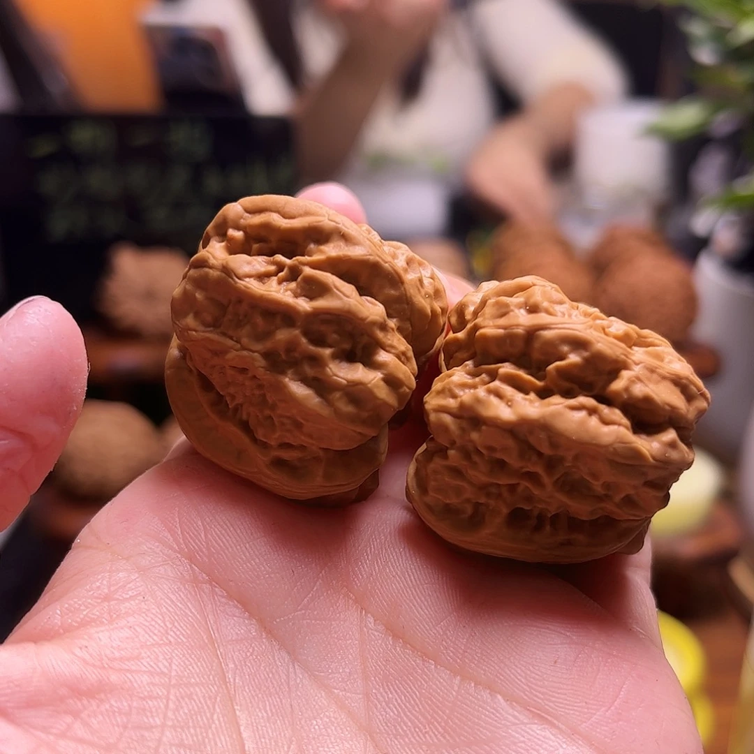 文玩核桃把件38+蛤蟆54