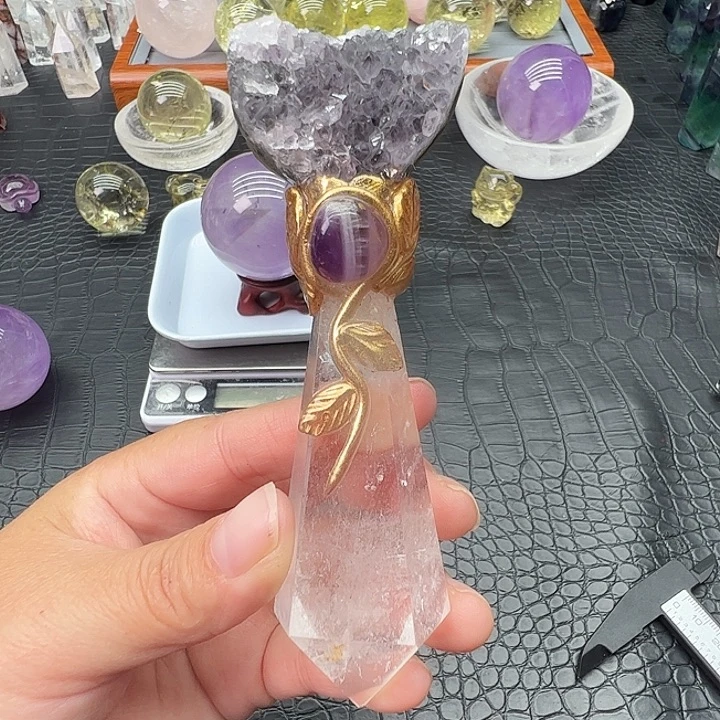 未镶嵌水晶珠宝半成品318