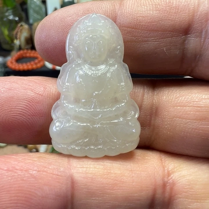 和田玉未镶嵌吊坠(不含链)