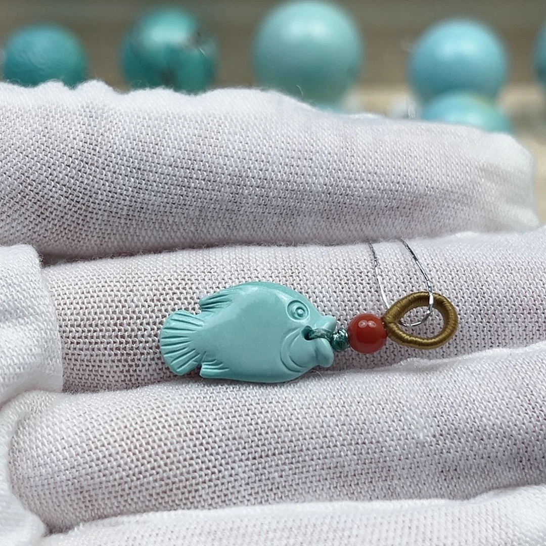 绿松石未镶嵌配饰