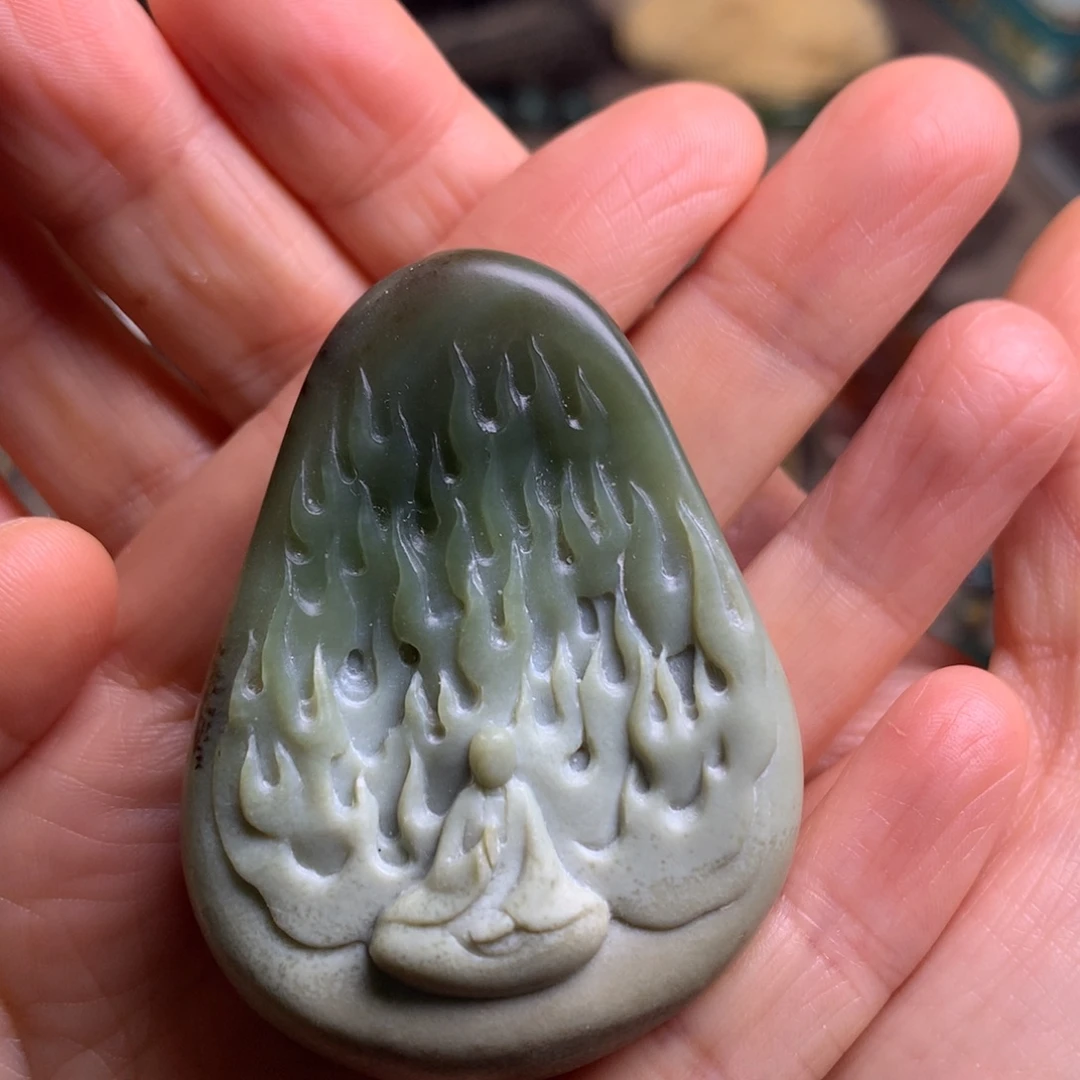 岫岩老玉（透闪石质玉）未镶嵌把件