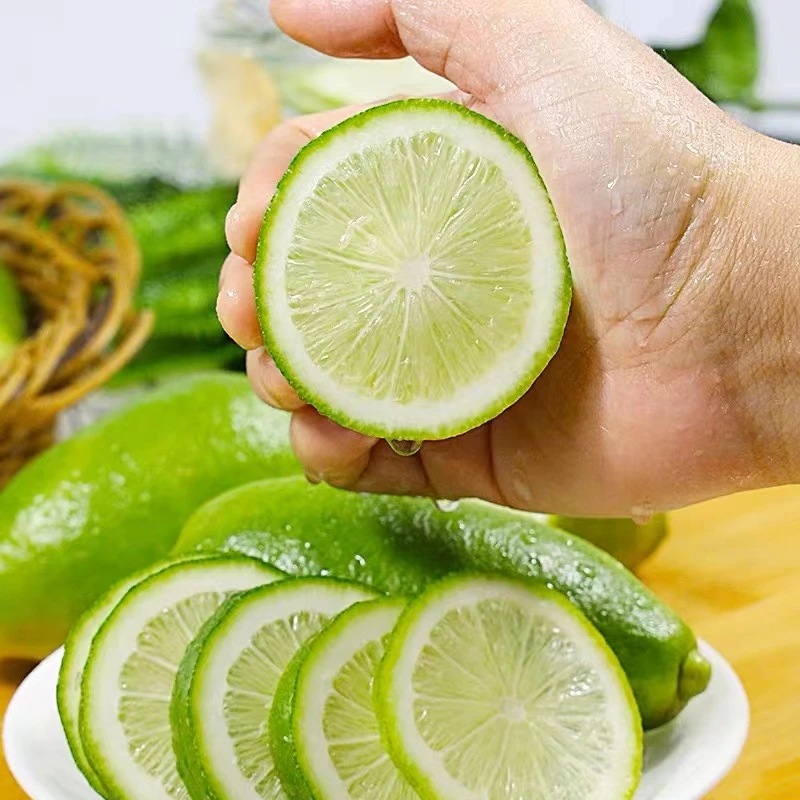 香水柠檬水果薄皮柠檬果子泡水酸甜多汁独立包装