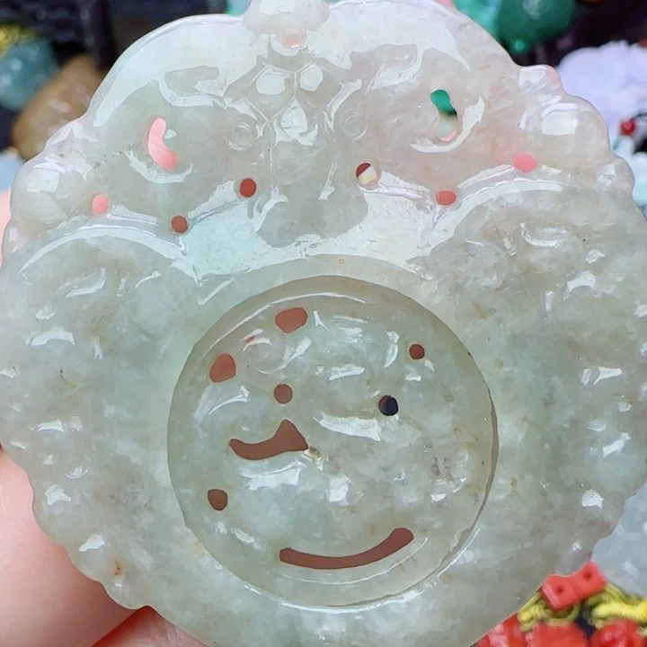 翡翠未镶嵌颈饰天然A货46