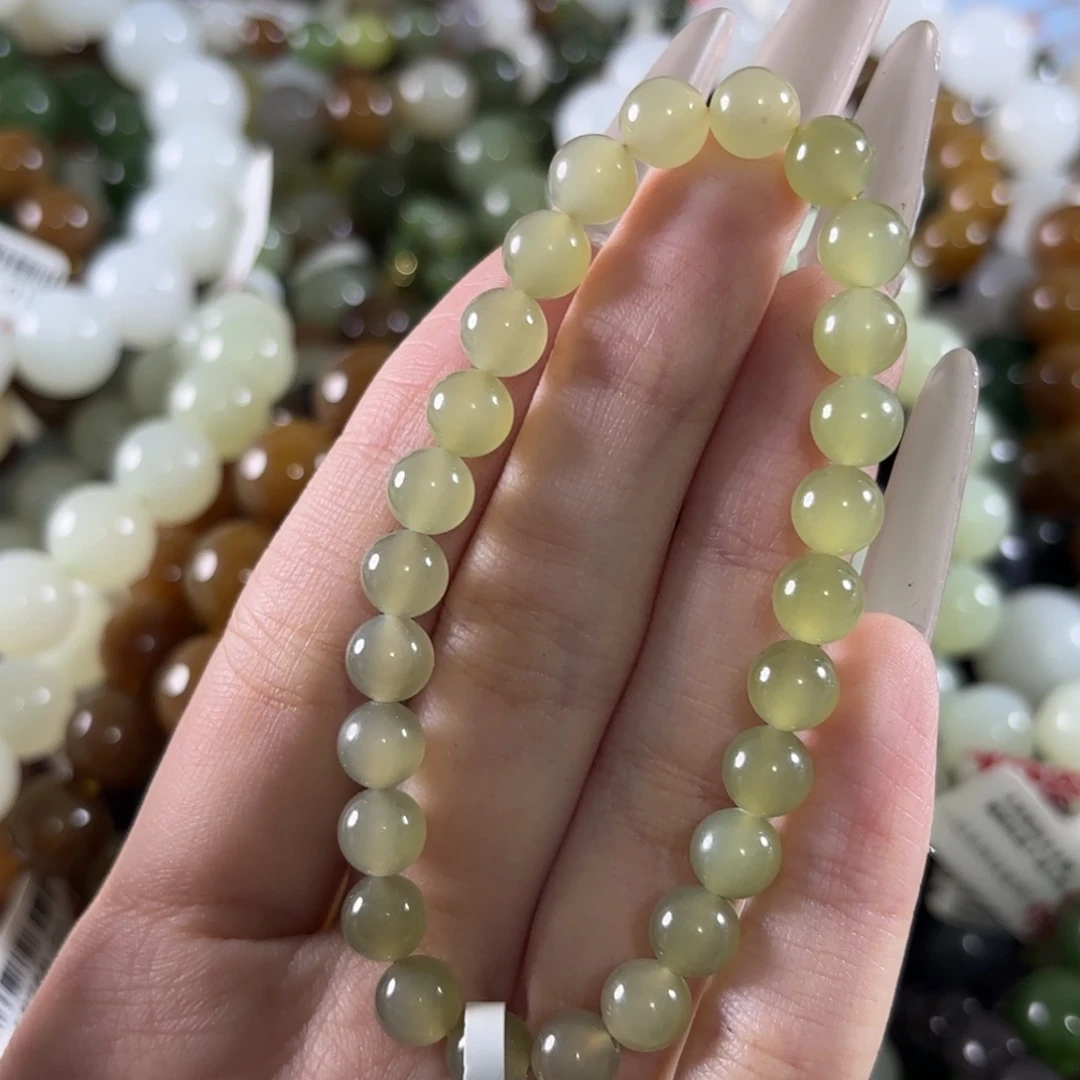 和田玉未镶嵌手链403