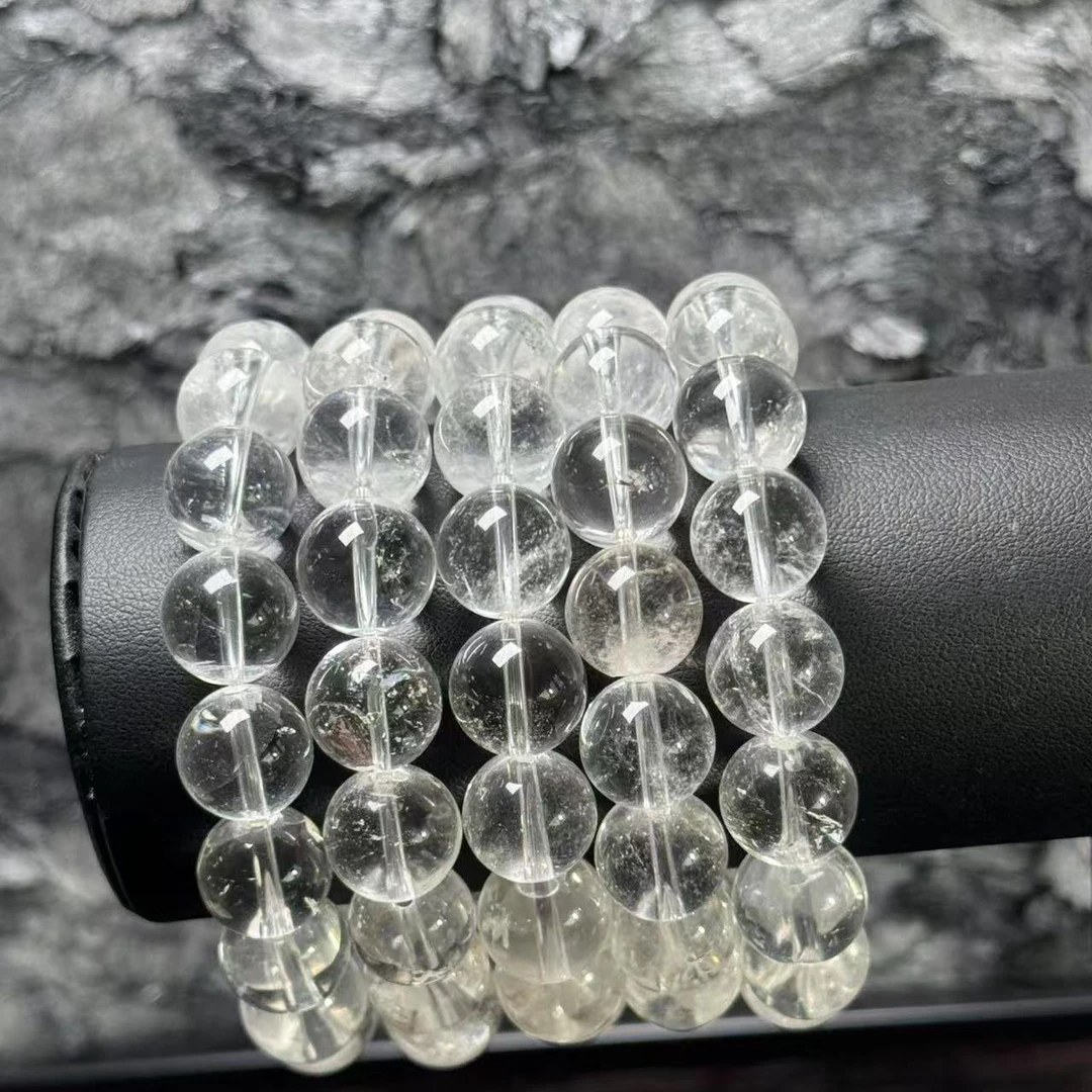 ZB天然白水晶素串手链—多样性发其一