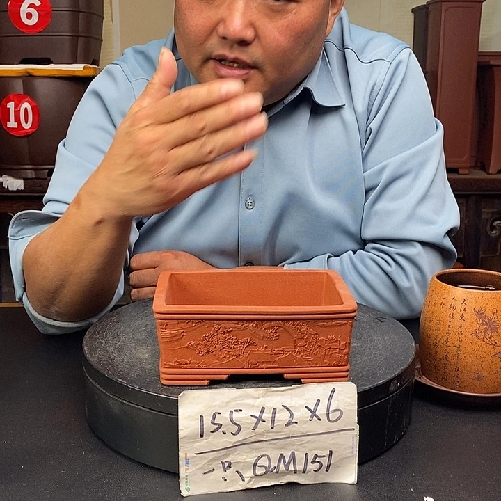 紫砂花盆紫砂花盆货号一只QM151