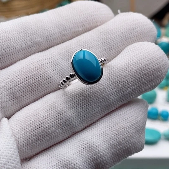 银S925镶嵌绿松石配饰