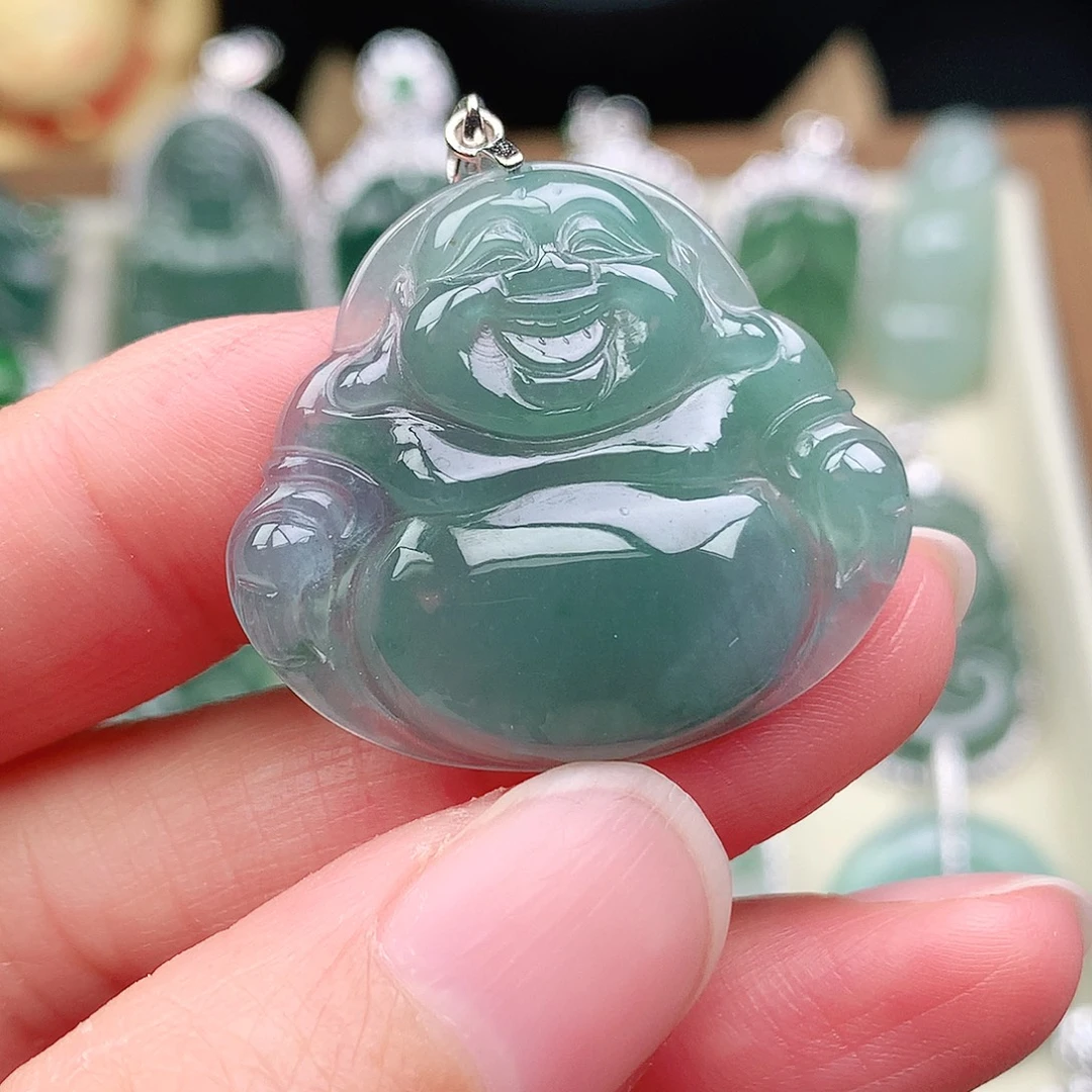 翡翠未镶嵌颈饰吊坠