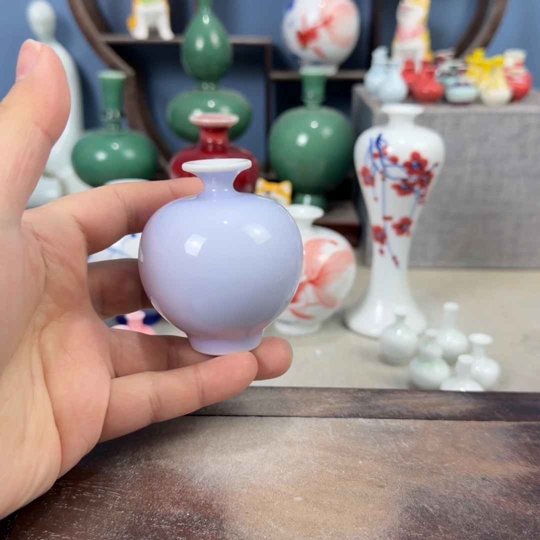 陶瓷手工小花器摆件