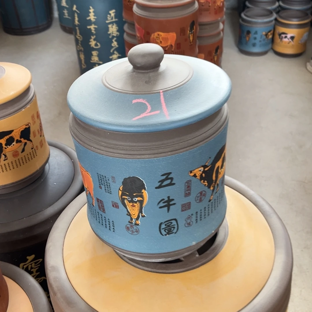 紫砂茶叶罐8 饼茶叶罐