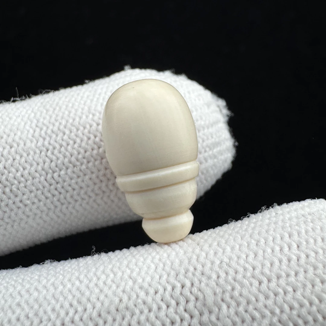 D3733天然猛犸牙奶嘴三通10x17.5mm支持鉴定 假一罚四