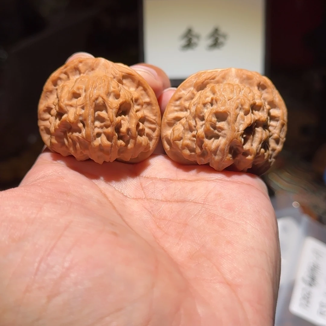 把件核桃1093天地，尺寸43