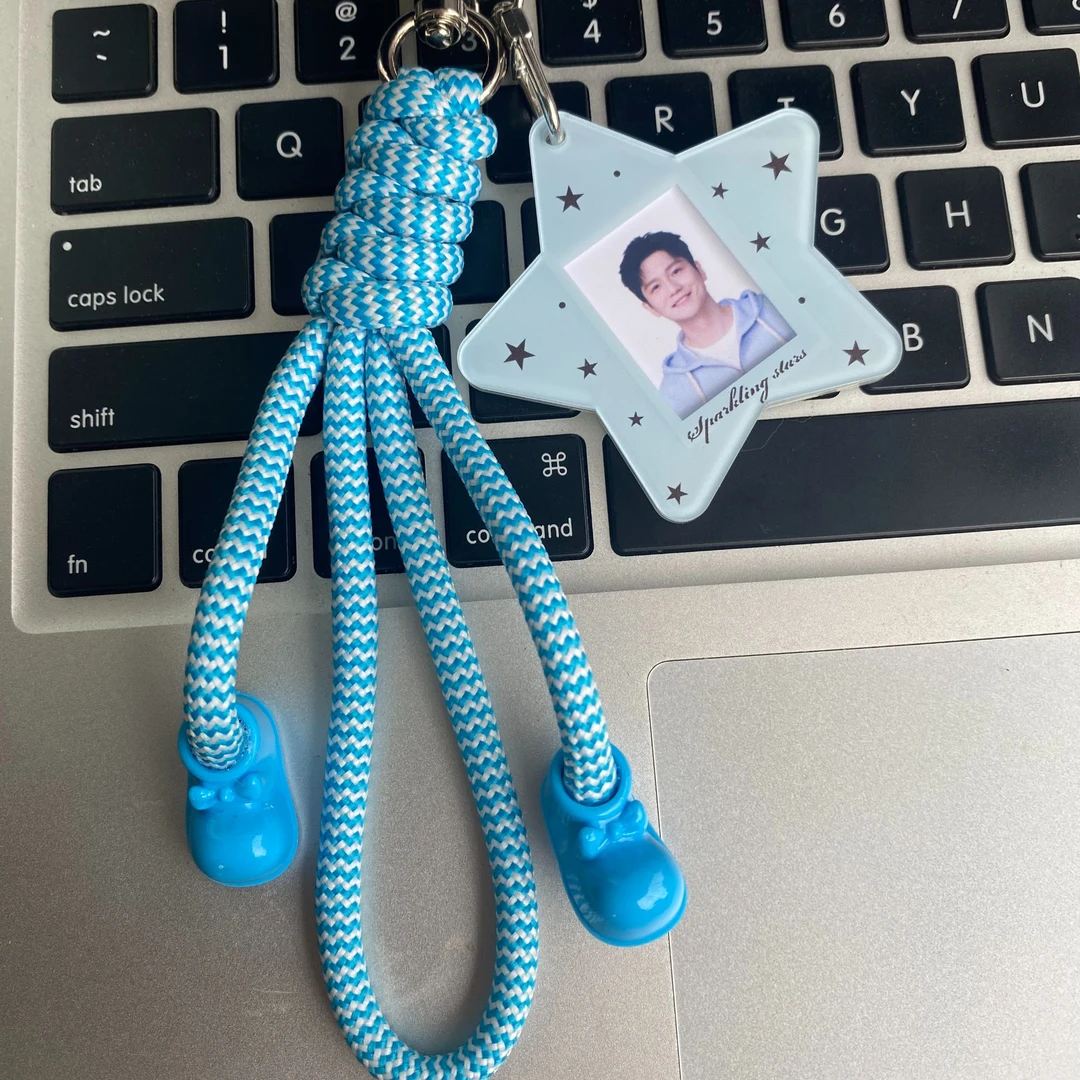 咚咚樊振东蓝色系包挂（包含照片，照片可换）