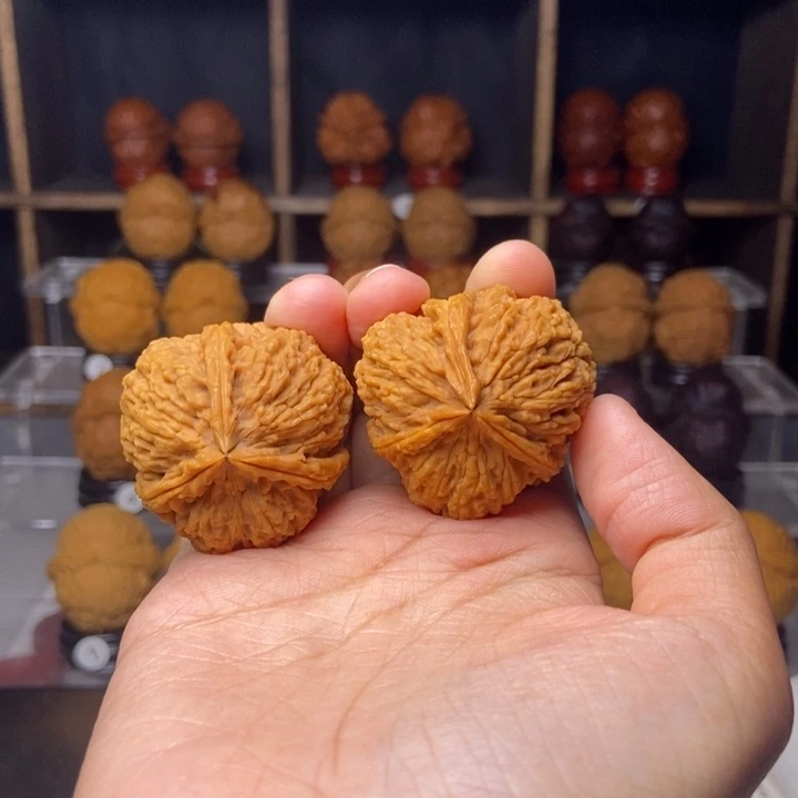 吊坠文玩核桃密室花中花39