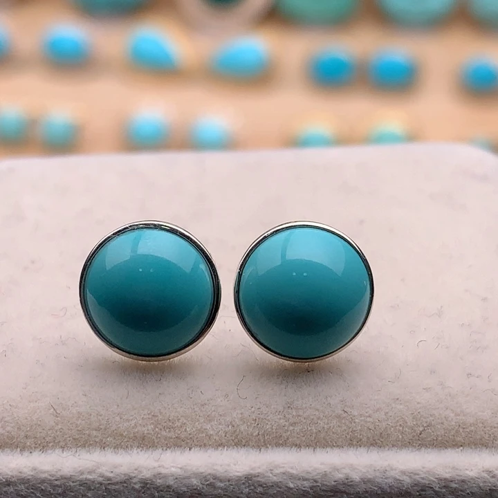 绿松石银S925镶嵌珠宝奇石