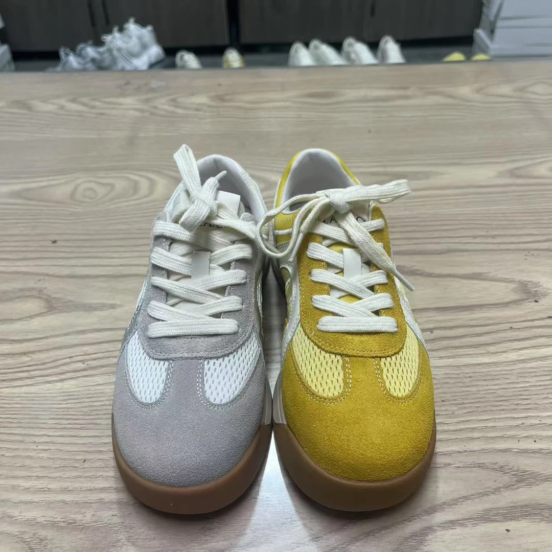 【欧洲站轻奢尾单】99256夏款透气网面软底软面舒适百搭德训鞋