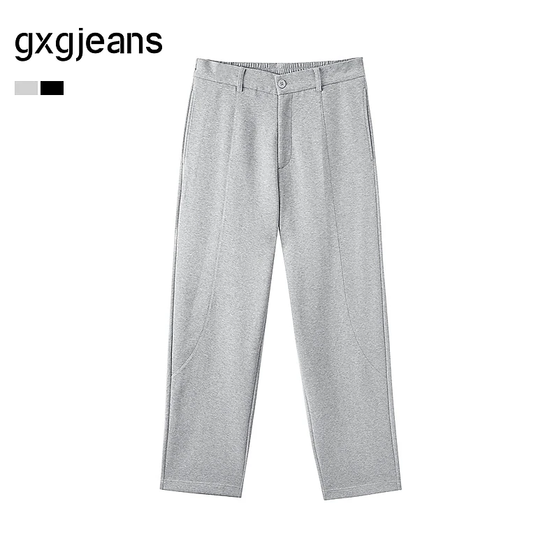 gxg.jeans多色分割设计休闲基础宽松休闲长裤男士25夏
