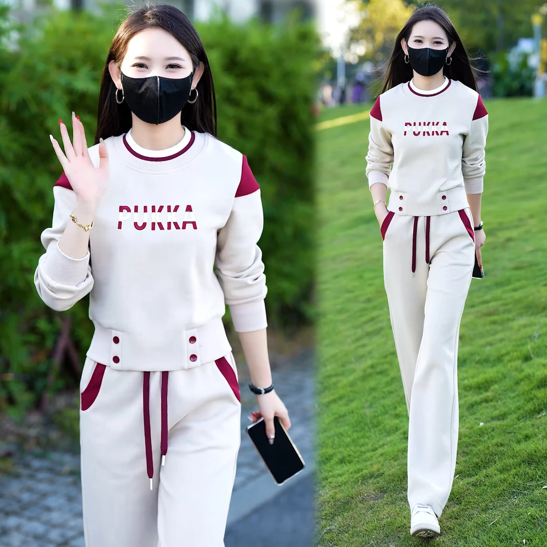 女士卫衣运动服套装2025年春秋季新款休闲减龄时尚两件套洋气时髦