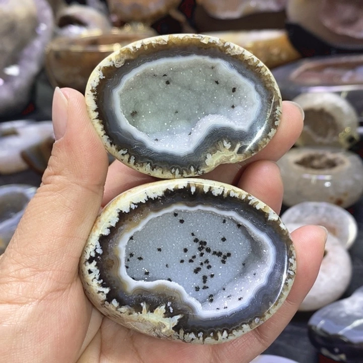 未镶嵌珠宝半成品水晶雪景啵啵盆