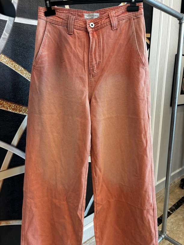 福利浅色渐变牛仔裤0020