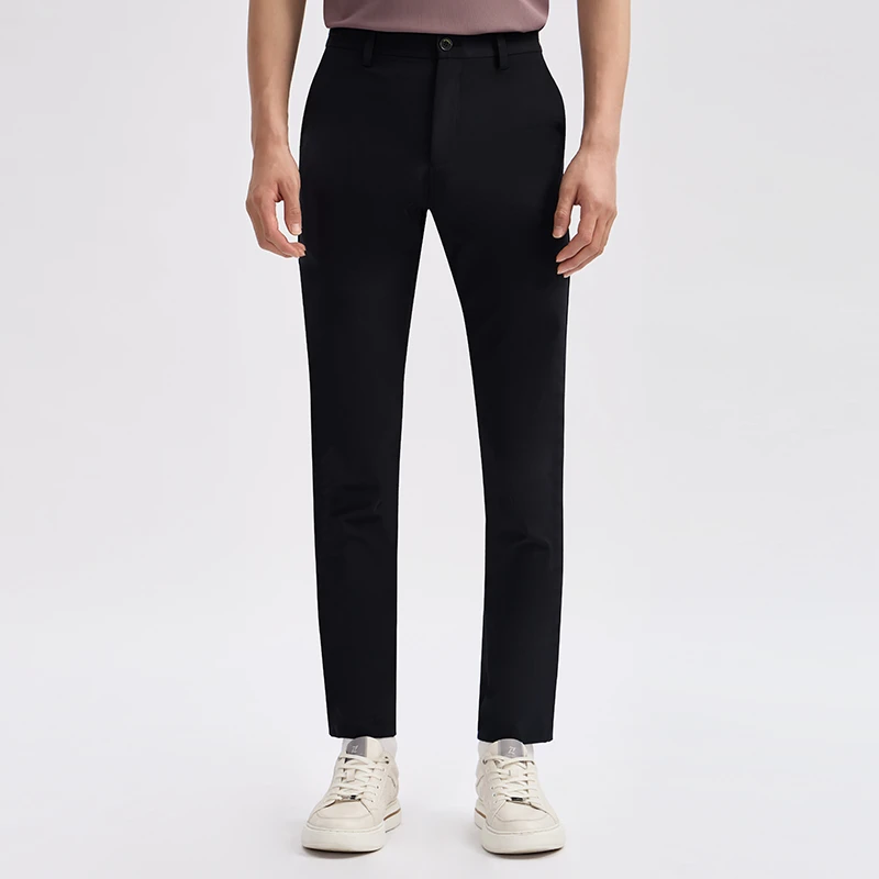 seven7/柒牌男士专柜春夏透气舒适休闲梭织长裤