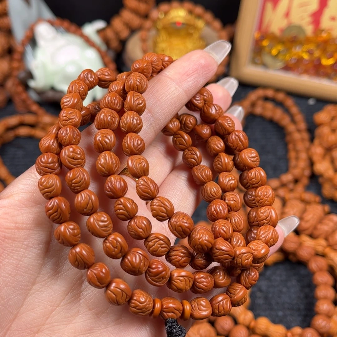 手串桃核天**极A6链接手串